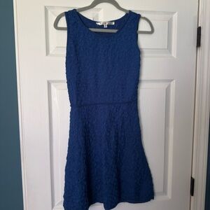 Max Studio Navy Sleeveless Dress
